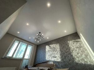 ფრანგული გასაჭიმი ჭერის მონტაჟი თემქაზე