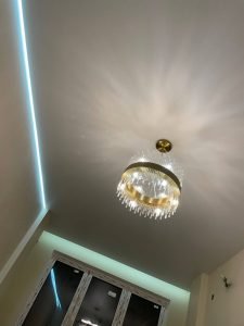 ფრანგული გასაჭიმი ჭერის მონტაჟი სანზონაში