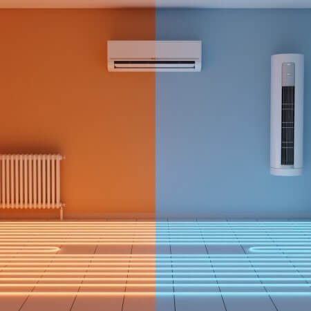 კერძო სახლის გათბობის და გაგრილების სისტემები