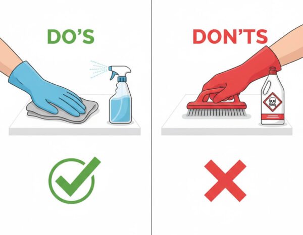 როგორ უნდა გაწმინდოთ გასაჭიმი ჭერი