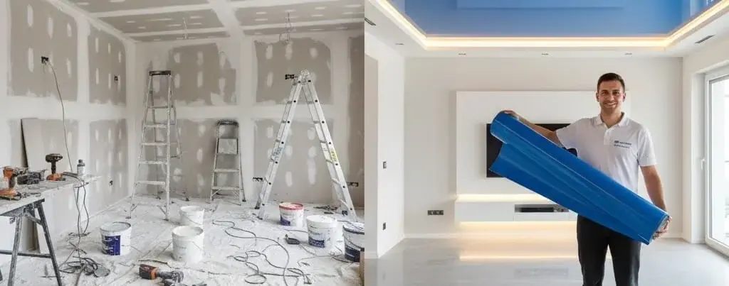 განათების სისტემები ფრანგულ გასაჭიმ ჭერზე